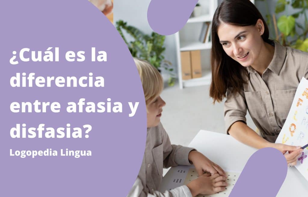 ¿Cuál es la diferencia entre afasia y disfasia?
